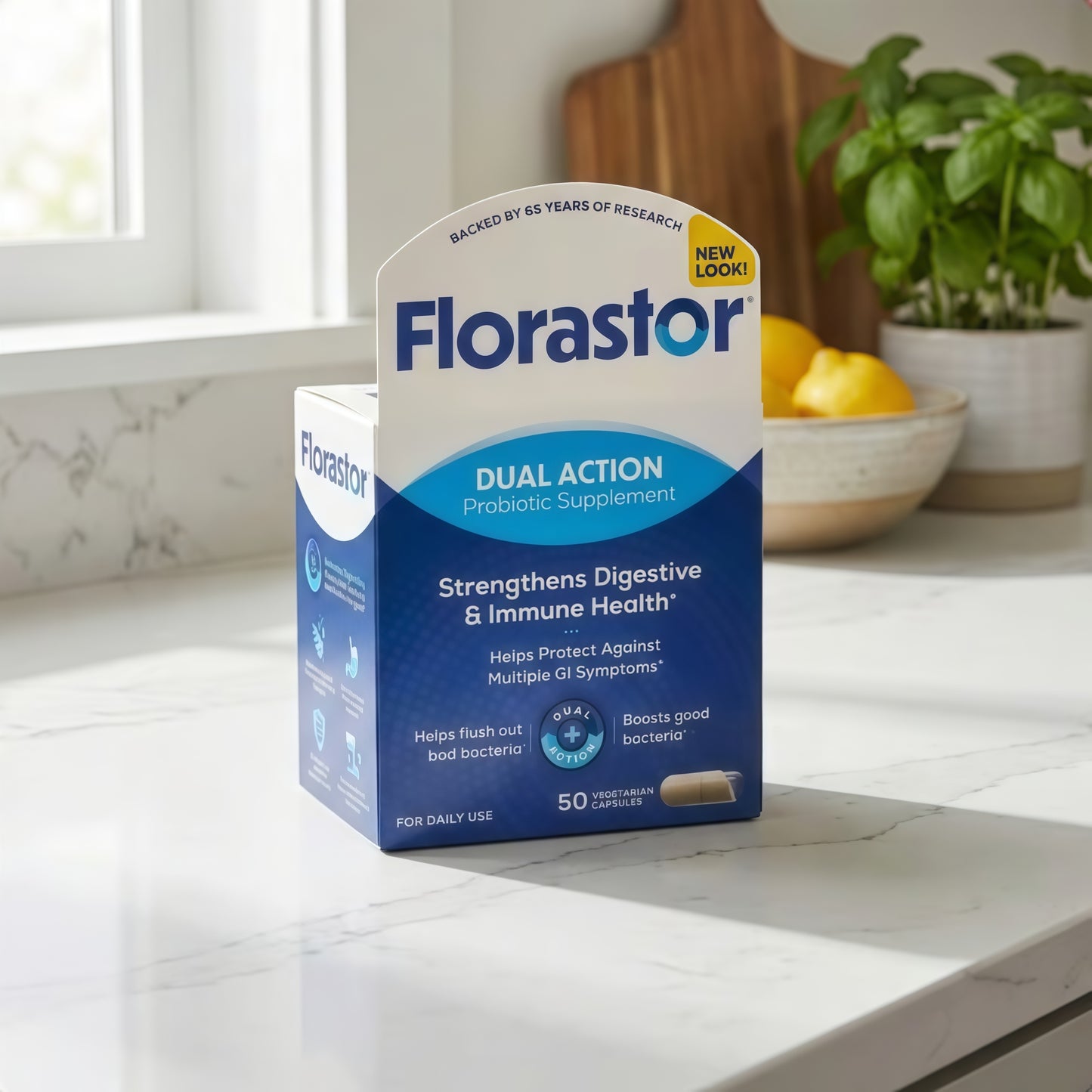 Florastor® Dual Action Probiotic Supplement